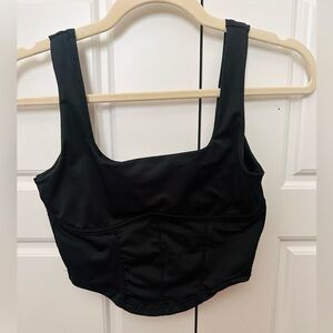 Black Women's Crop Top
